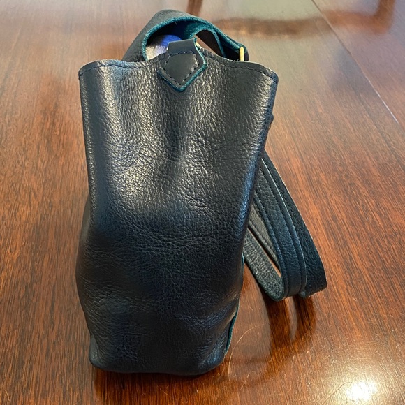 Portland Leather Goods Boreal Blue Green Small Naomi Shoulder Crossbody Bag - Picture 5 of 10